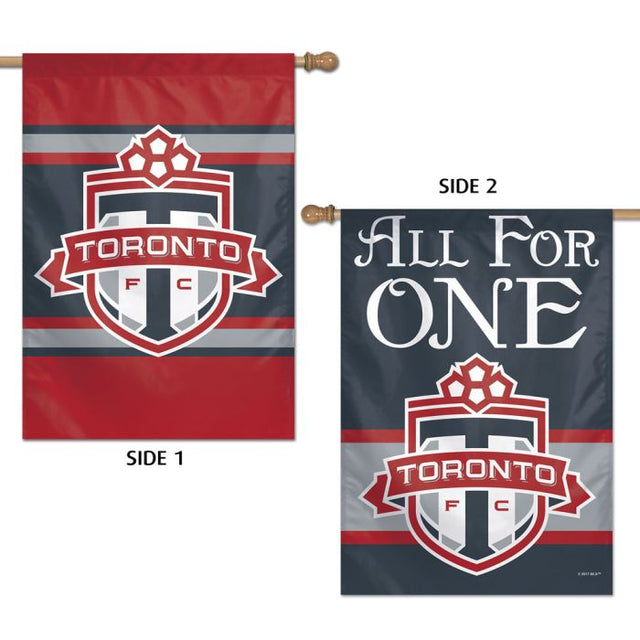 Bandera vertical del Toronto FC de 2 lados, 28" x 40"