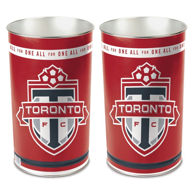 Papelera cónica del Toronto FC de 15" de alto