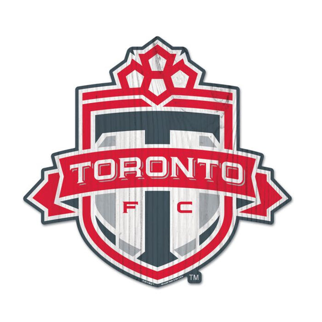 Toronto FC Wood Club Sign 10" x 11"