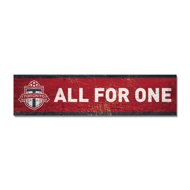 Imán de madera del Toronto FC de 1,5" x 6"