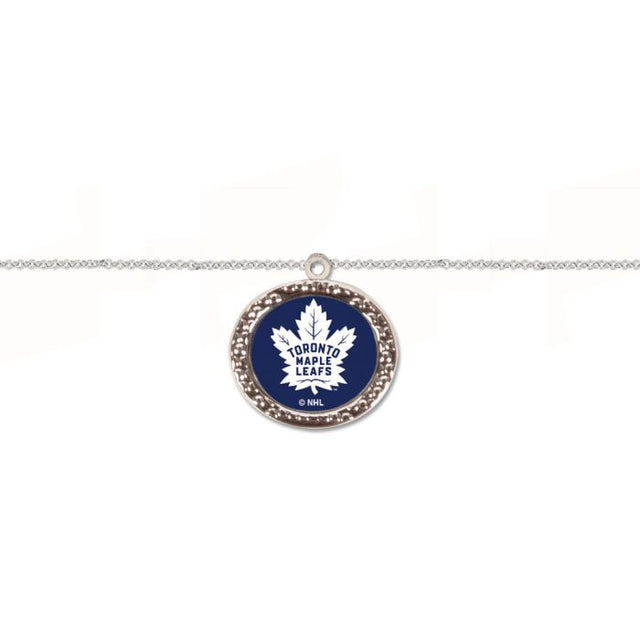 Pulsera con dije de Toronto Maple Leafs, joyería en cartón