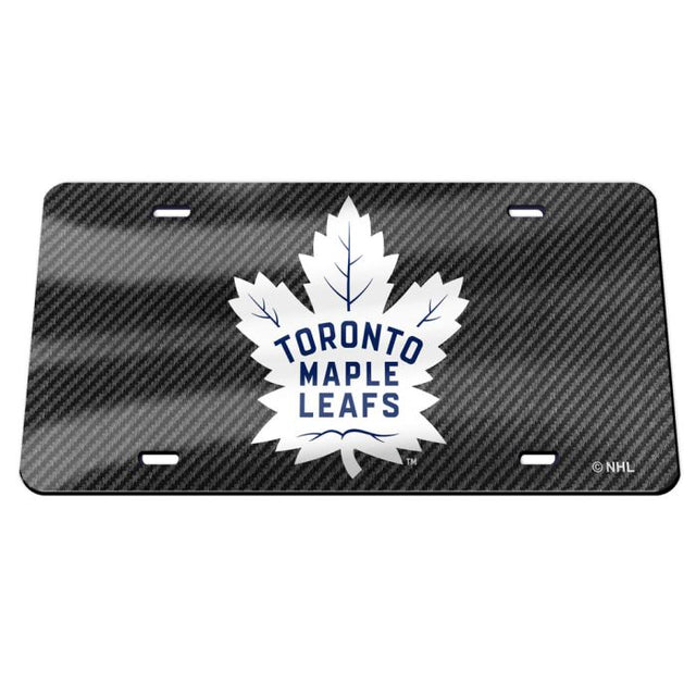 Matrícula acrílica especial de Toronto Maple Leafs CARBON