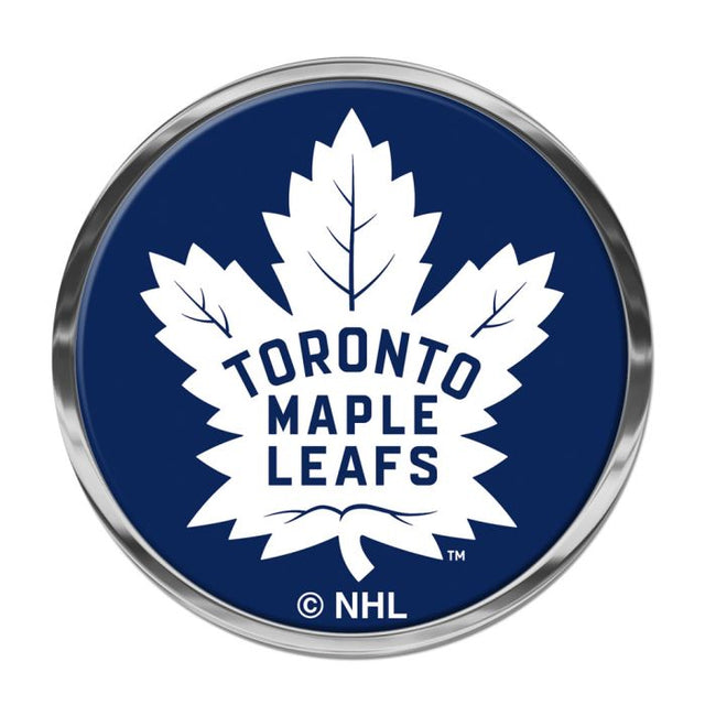 Toronto Maple Leafs Chrome Metal Domed Emblem