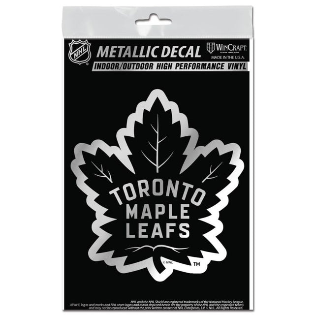 Toronto Maple Leafs Decal Metallic 3" x 5"