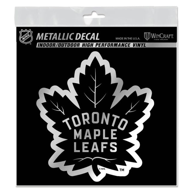 Toronto Maple Leafs Decal Metallic 6" x 6"