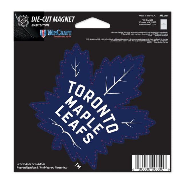 Imán troquelado de Toronto Maple Leafs de 4,5" x 6"