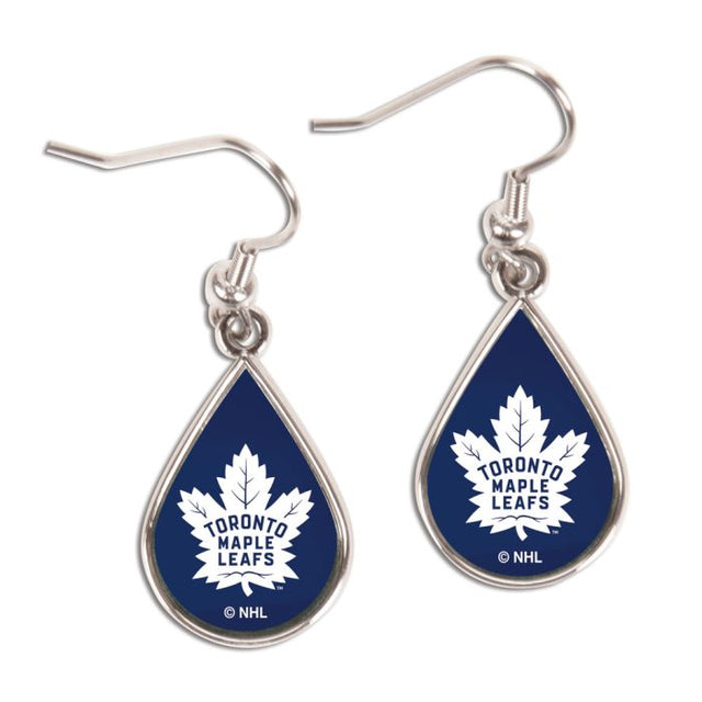 Pendientes de Toronto Maple Leafs con forma de lágrima