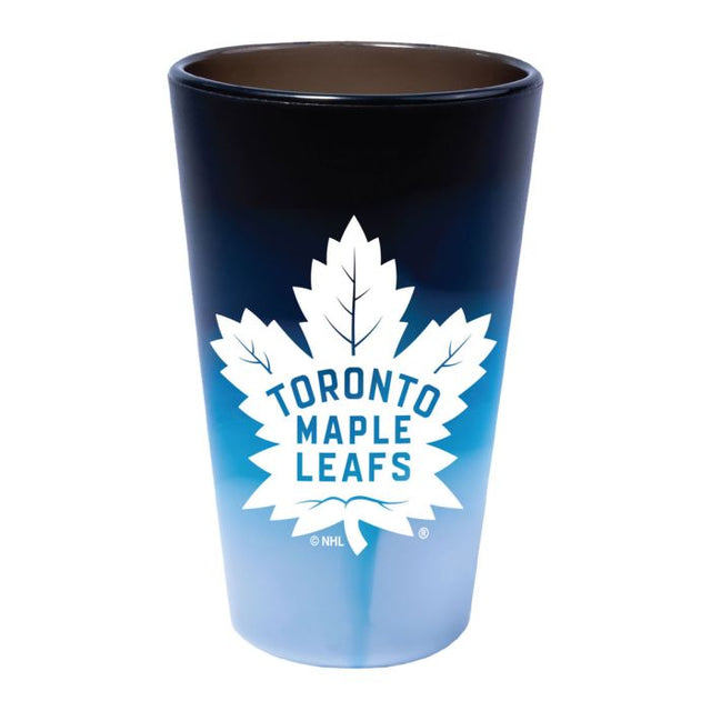 Vaso de pinta de silicona de 16 oz con el logo de Toronto Maple Leafs