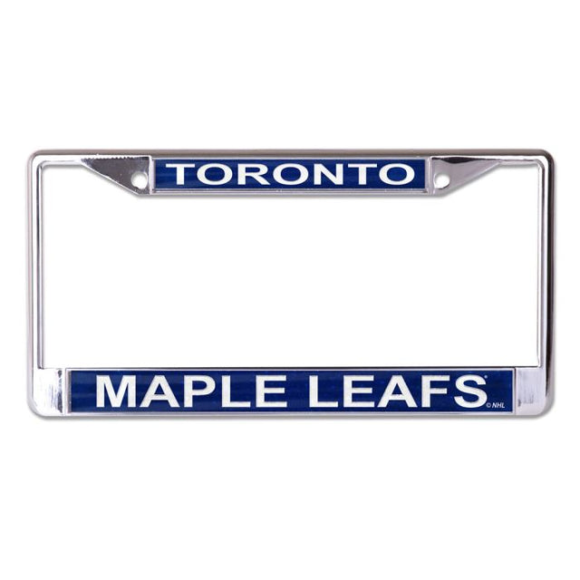 Toronto Maple Leafs GLITTER Lic Plt Frame S/L Printed