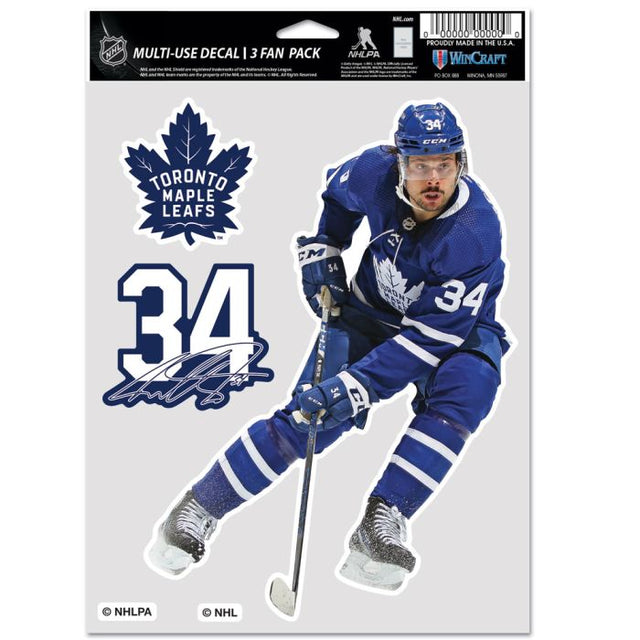 Toronto Maple Leafs Multi Use 3 Fan Pack Auston Matthews