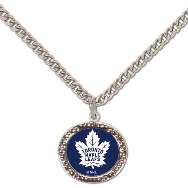 Collar con dije de Toronto Maple Leafs y tarjeta de joyería