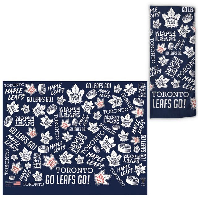 Envolturas para abanicos con estampado disperso de los Toronto Maple Leafs