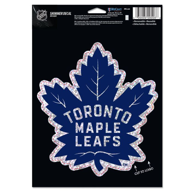 Toronto Maple Leafs Shimmer Decals 5" x 7"