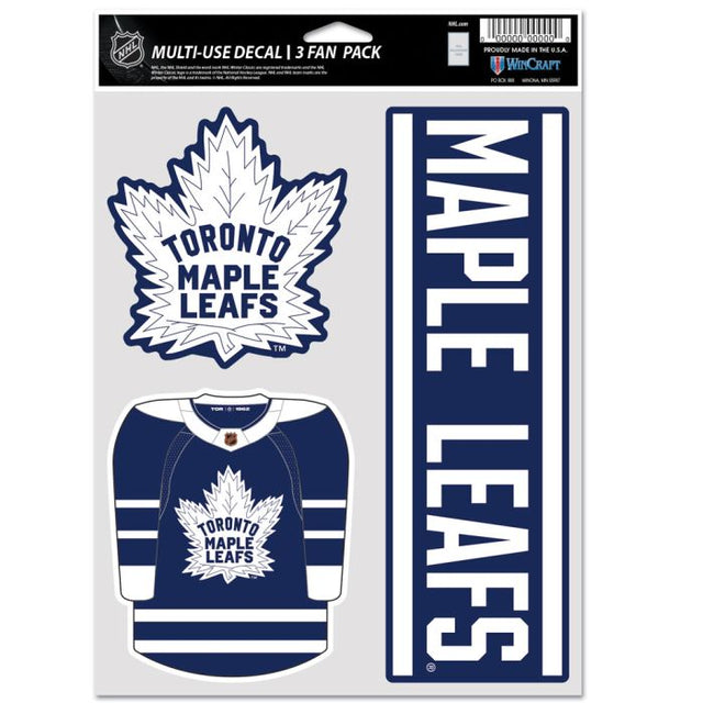 Paquete de 3 ventiladores multiusos de edición especial de Toronto Maple Leafs