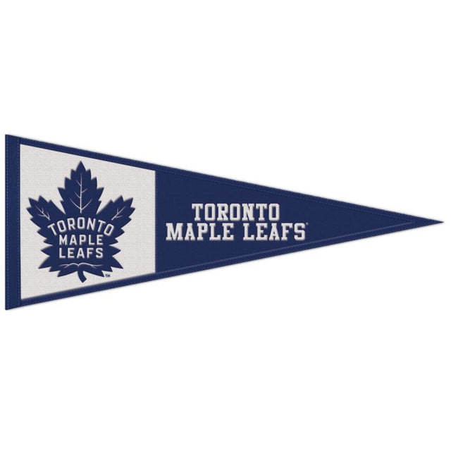 Banderín de lana de los Toronto Maple Leafs de 13" x 32"