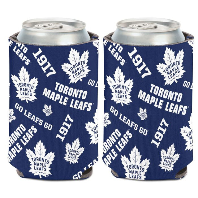 Enfriador de lata con diseño de Toronto Maple Leafs, 12 oz.