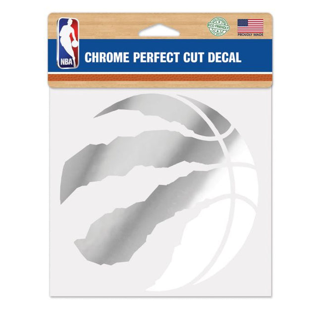 Toronto Raptors Chrome Perfect Cut Decal 6" x 6"