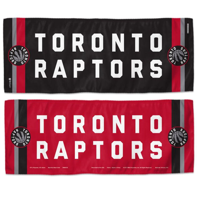 Toalla refrescante de los Toronto Raptors de 30 x 76 cm