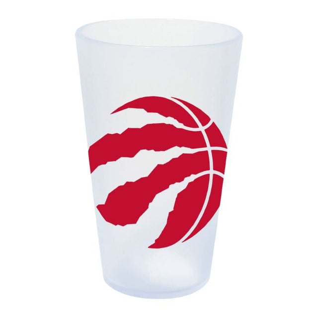 Vaso de pinta de silicona de 16 oz con forma de carámbano de los Toronto Raptors