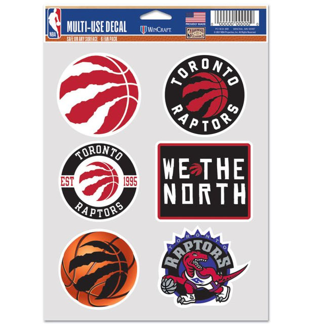 Toronto Raptors Multi Use 6 fan pack