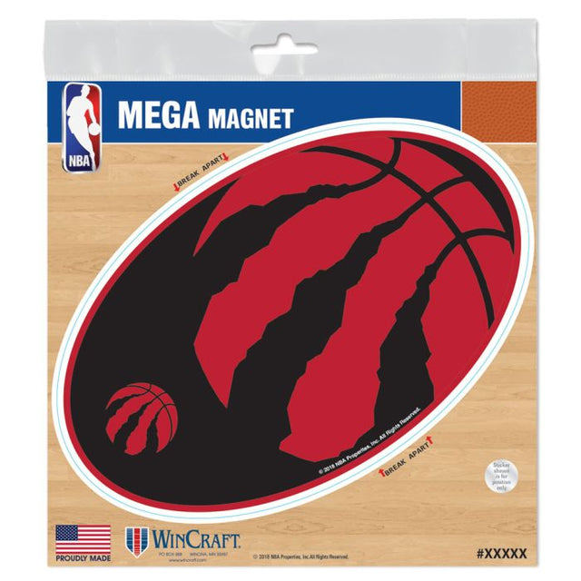 Imanes para exteriores de los Toronto Raptors, 6" x 6"