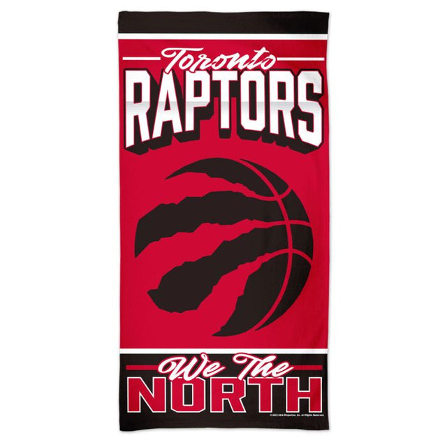 Toalla de playa Spectra de los Toronto Raptors de 30" x 60"