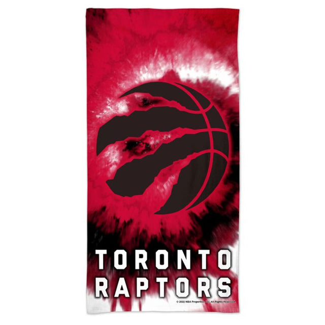 Toalla de playa Spectra de los Toronto Raptors TDYE de 30" x 60"