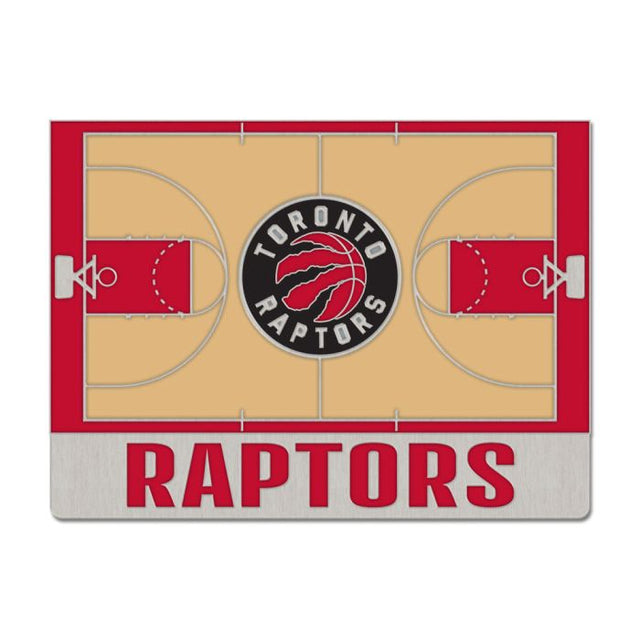 Toronto Raptors court Collector Enamel Pin Jewelry Card