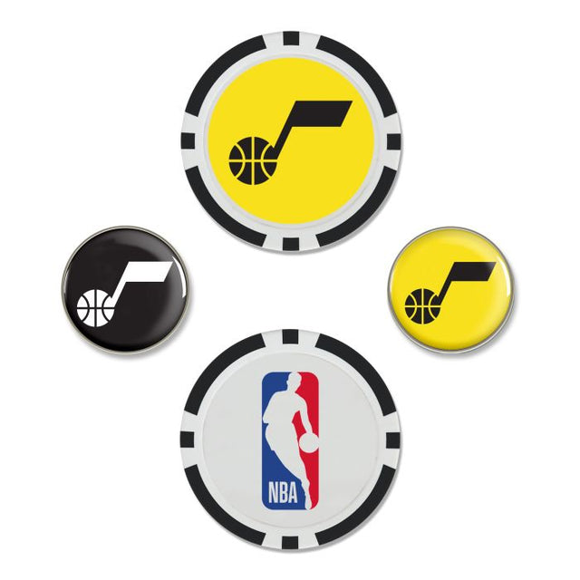 Utah Jazz Ball Marker Set of four