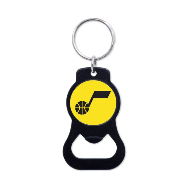 Utah Jazz Black Bottle Opener Key Ring