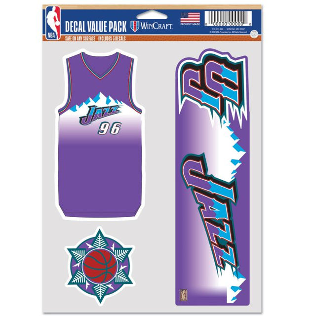 Utah Jazz CLASSIC Multi Use 3 FAN PACK