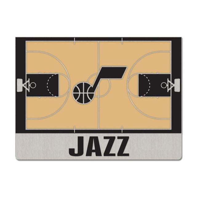 Utah Jazz COURT Collector Enamel Pin Jewelry Card