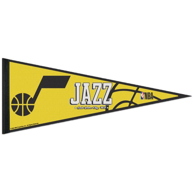 Banderín clásico de Utah Jazz, en cartulina de 12" x 30"