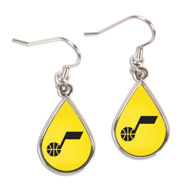 Utah Jazz Earrings Jewelry Carded Tear Drop