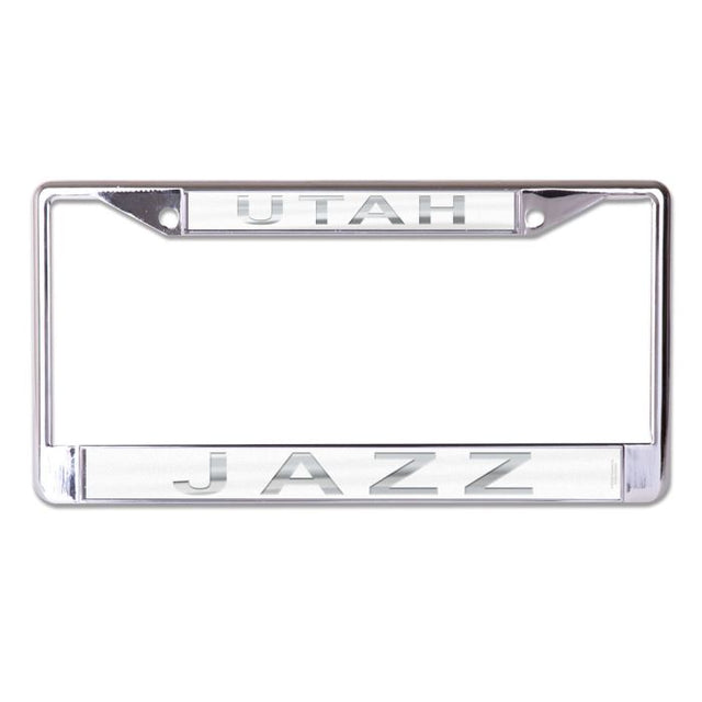 Utah Jazz FROST Lic Plt Frame S/L Printed