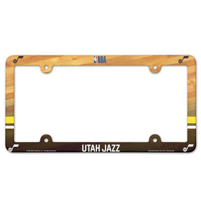 Utah Jazz Lic Plate Frame Full Color