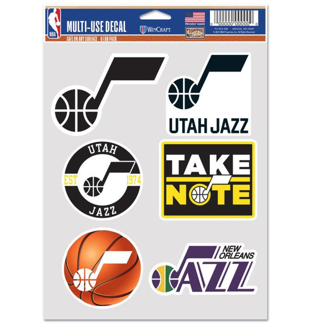 Utah Jazz Multi Use 6 fan pack