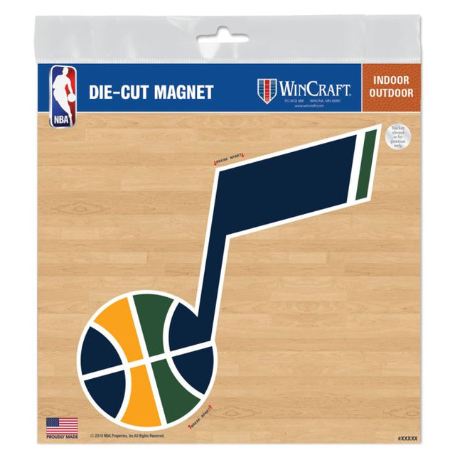 Imanes para exteriores de Utah Jazz de 6" x 6"