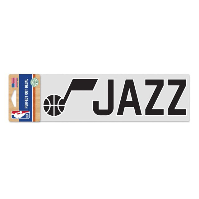 Utah Jazz Perfect Cut Decals 3" x 10"