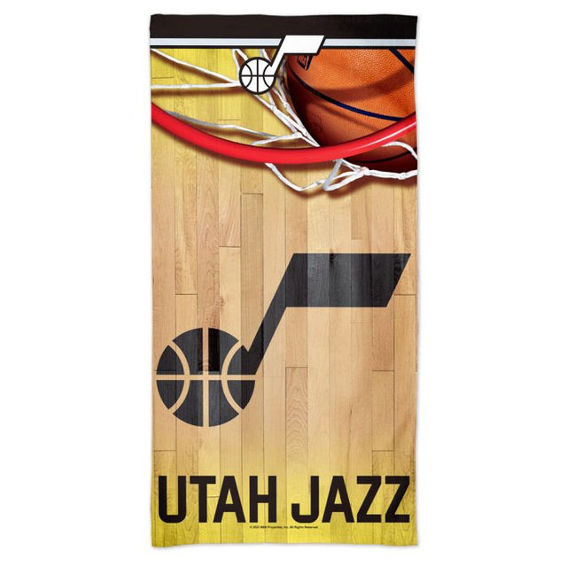 Utah Jazz Spectra 沙滩巾 30 英寸 x 60 英寸