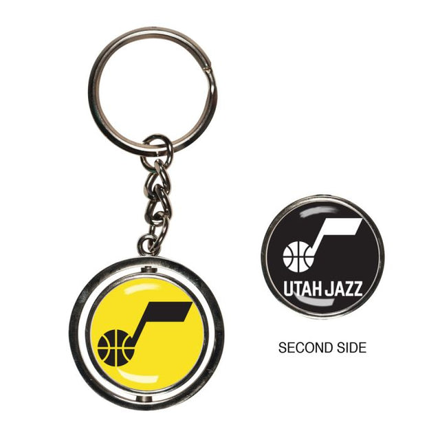 Utah Jazz Spinner Key Ring