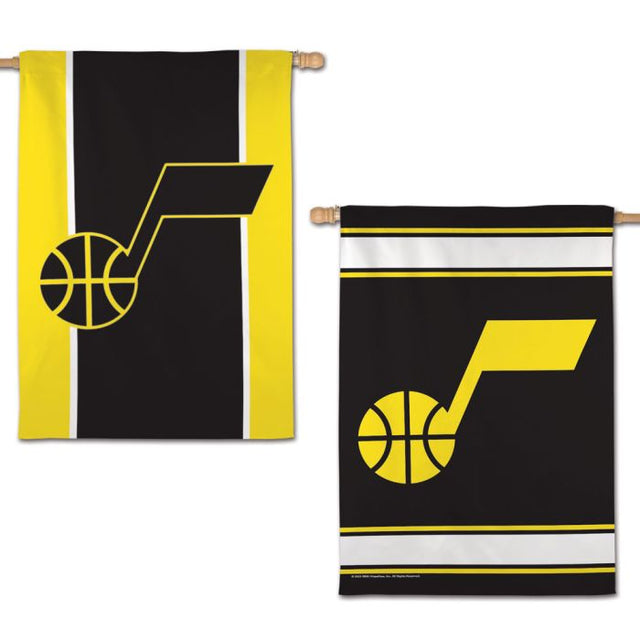 Utah Jazz Vertical Flag 2 Sided 28" x 40"