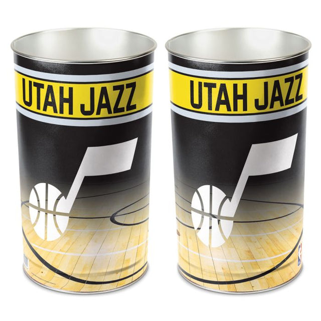 Papelera de Utah Jazz, cónica, 15" de alto