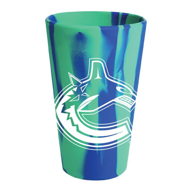 Vaso de pinta de silicona de 16 oz de Vancouver Canucks Fashion