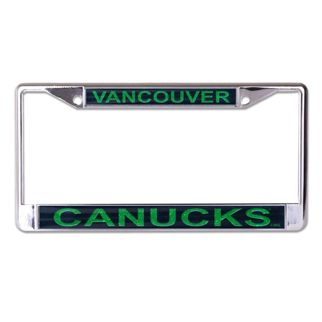 Vancouver Canucks GLITTER Lic Plt Marco S/L Impreso