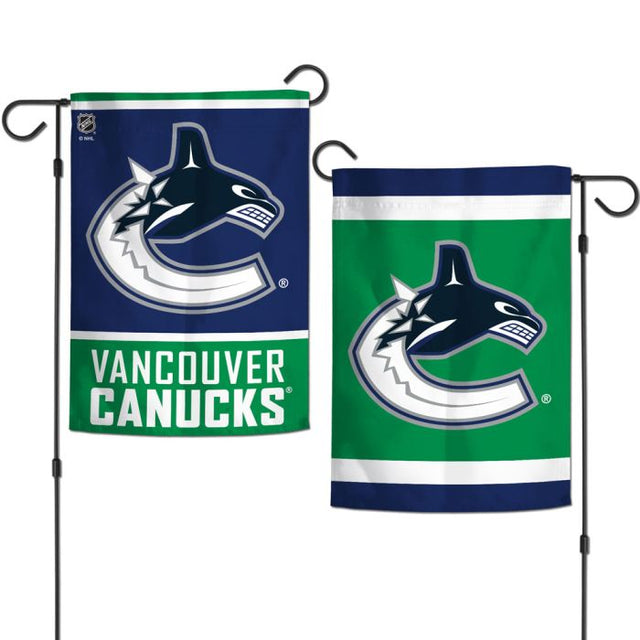 Vancouver Canucks Garden Flags 2 sided 12.5" x 18"