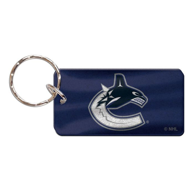 Llavero rectangular de los Vancouver Canucks