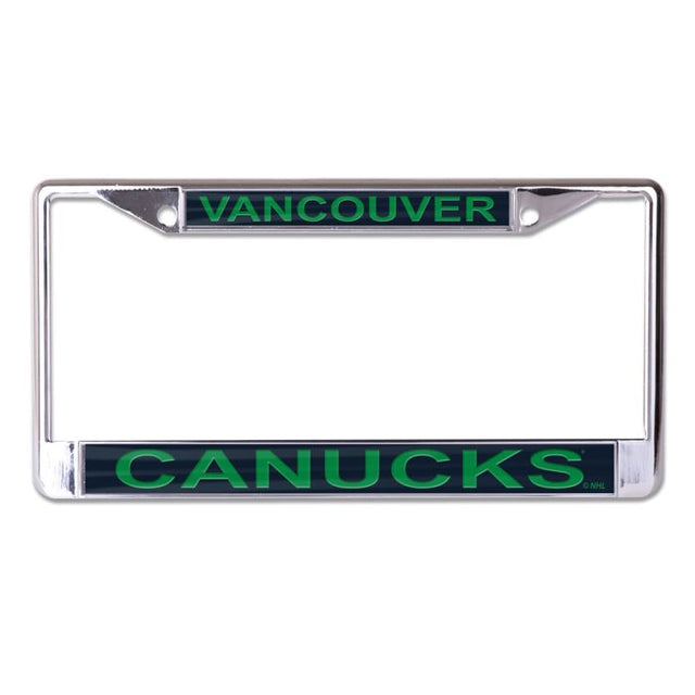 Vancouver Canucks Lic Plt Frame S/L Printed