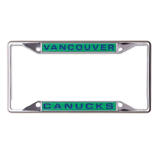 Vancouver Canucks Lic Plt Frame S/S Printed