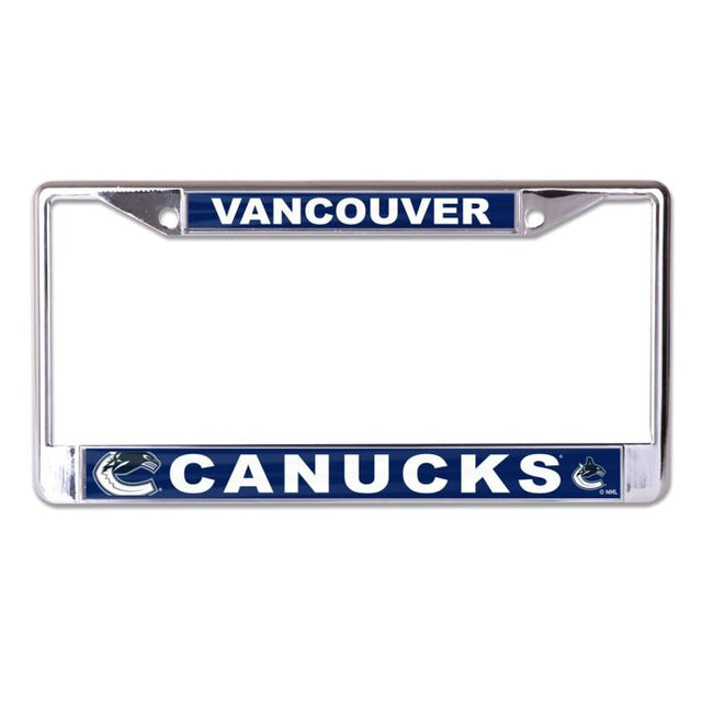 Vancouver Canucks MEGA Lic Plt Frame S/L Printed